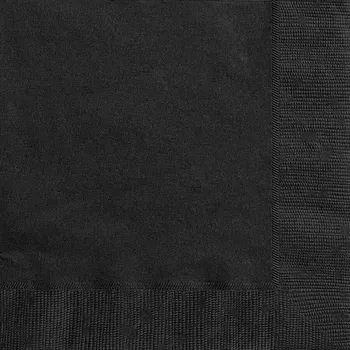 Papírový ubrousek Papírové ubrousky černé 20 ks