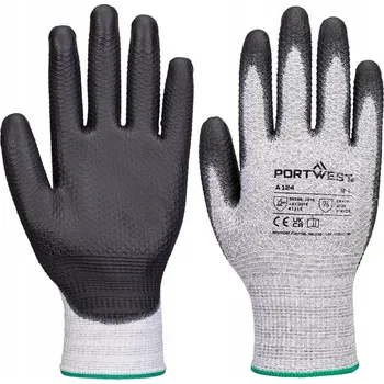 Pracovní rukavice Ochranné rukavice potažené PU Portwest A124 G8R vel. 10 - XL (12 párů)