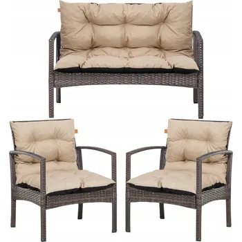 Polštář Polštář Blomster 110 x 100 x 8 béžový