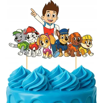 Obraz TOPER NA DORT TOPPER PES PSÍ TÝM ZÁCHRANÁŘ DEKORACE NAROZENINY