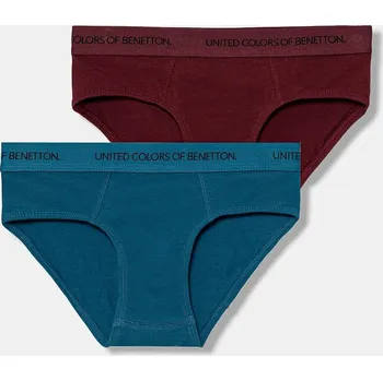 Chlapecké spodní prádlo Dětské slipy United Colors of Benetton 2-pack 3OP80S484.G.Season.9BYA modrá 55X, vel. 110