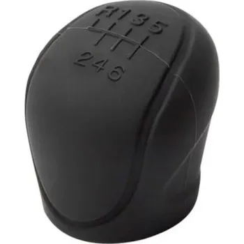 Silikonový kryt řadicí páky do auta Protiskluzová rukojeť 6 rychlostí Ochranný návlek na řadicí páku Univerzální doplněk Různé barvy černá