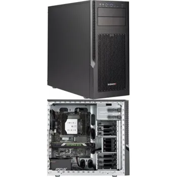 PC skříň SUPERMICRO Mid-Tower 6x 3,5" + 4x 2,5" int. HDD, 2x 5,25", 750W (80Plus Gold)