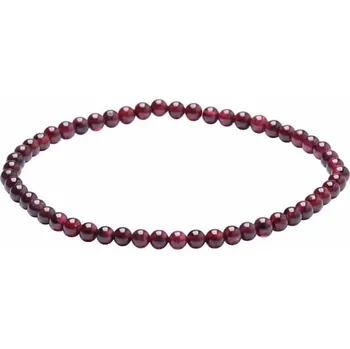 Náramek Granát náramek korálky obvod cca 16 až 22 cm