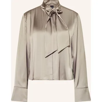 Dámská halenka Marc Cain Dámská Saténová Halenka S Odnímatelnou Vázačkou,...