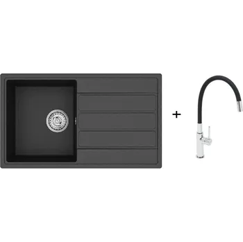 Nerezový dřez Dřez SAT černá SETSATSINK8 - SETSATSINK8