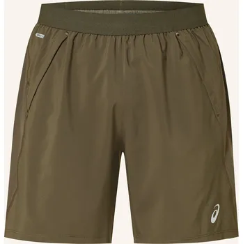 Pánské kraťasy Asics Pánské Běžecké Šortky 2V1 Road, olivová, 48