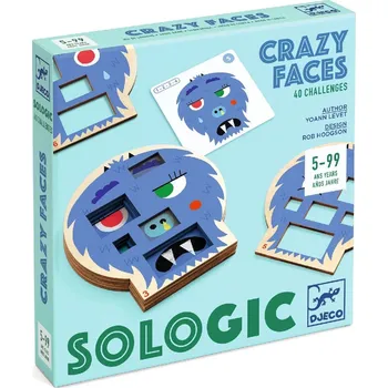 Hlavolam DJECO Sologic Crazy faces