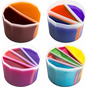 Silikonová dělená nádoba na odlévání Varianta: 4 díly