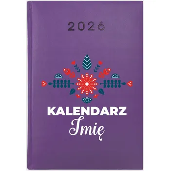 Kalendář Knihový kalendář 2026 A5 fialový