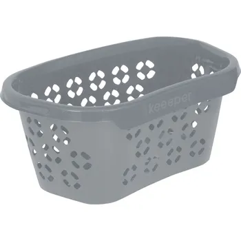 koš 30,5l na čisté pr., ANTON, sev.šedý, 57x38x26cm