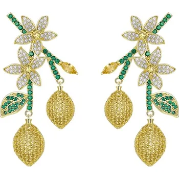 Náušnice Éternelle Luxusní náušnice Sogno Siciliano - letní inspirace E1432-ZS41046 Zlatá