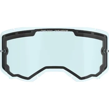 Motocyklové brýle Plexi pro brýle vision 8/5/3, alpinestars (dvojité antifog modré)
