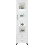 Vitrína 50 cm Bergen, bílá