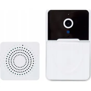 Sada domovního alarmu Tuya Smart WiFi zvonek s kamerou bílý