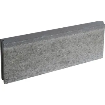 Zahradní obrubník FEROBET Obrubník ZÁHONOVÝ kulatý se zámkem 500x50x200 mm přírodní