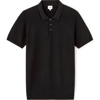 Pánské tričko Celio Polo tričko pique Lecombi 1162570 Černá S