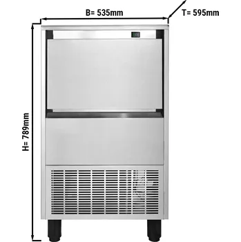 Výrobník ledu G.Gastro Výrobník ledových kostek / kostky - 45 kg/ 24h
