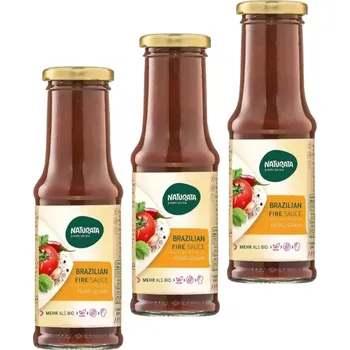Omáčka Barbecue omáčka Brazil pálivá 210 ml Naturata 3 ks