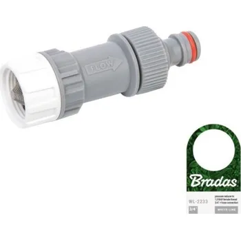 Instalatérský materiál Bradas Regulátor tlaku s filtrem do 1 BAR, 3/4" - Bradas WHITE LINE | cena za ks