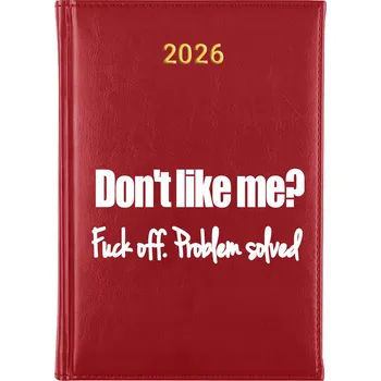 Kalendář Knižní kalendář 2026 A5 červený