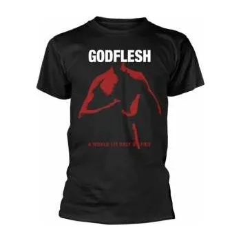 Merch Godflesh: Tričko A World Lit Only By Fire S 2021