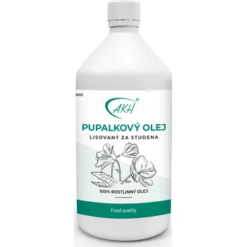 Tělový olej AKH/Karel Hadek PUPALKOVÝ ROSTLINNÝ OLEJ lisovaný za studena 200 ml s destičkou