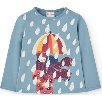 Chlapecké tričko Dívčí triko Boboli RAINY DAYS Barva: Modrá, Velikost BOBOLI: 3 roky (98)
