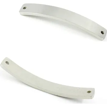 Materiál na výrobu šperku Náramkový nerez konektor 39x6mm - 1ks - Nerez RL