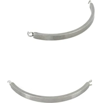 Materiál na výrobu šperku Ocelový konektor 49x3,5mm - 1Ks - Nerez SL