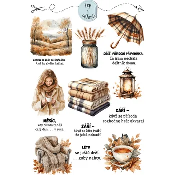 samolepka SAMOLEPKY BAREVNÉ ZÁŘÍ 4