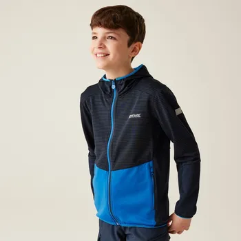 Chlapecká mikina Dětská fleecová mikina Regatta PRENTON III modrá 134-140