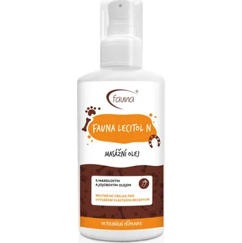 Kosmetika pro hlodavce AromaFauna Neutrální masážní olej FAUNA LECITOL N 100 ml