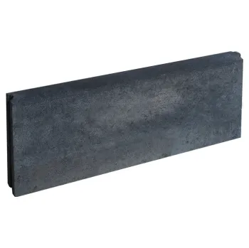 Zahradní obrubník FEROBET Obrubník ZÁHONOVÝ kulatý se zámkem 500x50x200 mm antracit