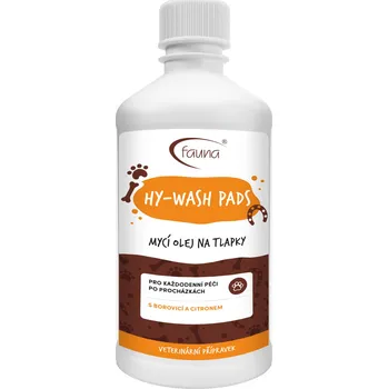 Kosmetika pro hlodavce AromaFauna HY-WASH PADS mycí olej na tlapky 500 ml