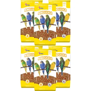 Krmivo pro ptáka Akinu Kompletní menu krmivo pro andulky 6 x 1 kg
