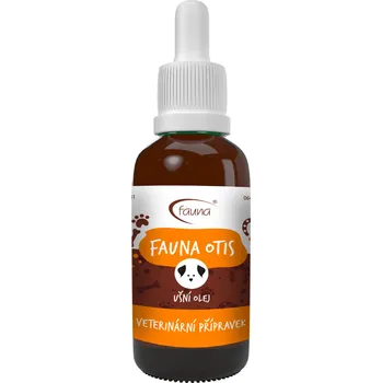Kosmetika pro hlodavce AromaFauna Ušní olejové kapky FAUNA OTIS při potížích s ušima 50 ml