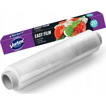 Potravinová fólie Vortex Potravinářská Fólie Transparentní gastronomická pro potraviny Role 20 m