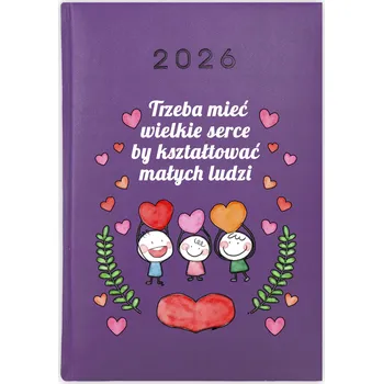 Kalendář Knihový kalendář 2026 A5 fialový