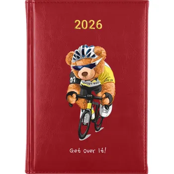 Kalendář Knižní kalendář 2026 A5 červený