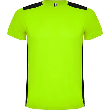 Pánské tričko Roly Dětské sportovní tričko Detroit Barva: svítivá pistácie/černá (23502), Velikost: 16