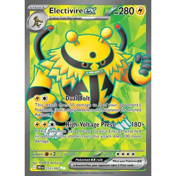 Sběratelská karetní hra Electivire ex 212/182 - Destined Rivals