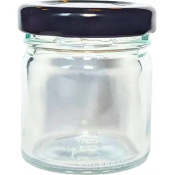 Svíčka Skleněná nádoba 40 ml na svíčky pro svatební hosty s víčkem