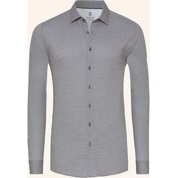 Pánská košile Desoto Pánská Žerzejová Košile Slim Fit, černá / bílá, 44