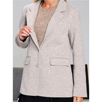 Dámské sako Sinsay - Jednořadé sako - béžová - 739FI-08M - 739FI-08M-S