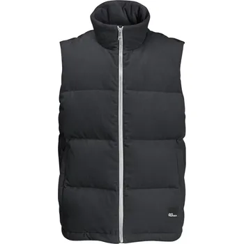 Pánská bunda Černá pánská sportovní vesta Jack Wolfskin Nature Corduroy Vest M 1207301-6350 Velikost: M