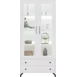 Vitrína 90 cm Bergen, bílá