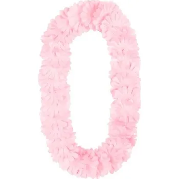 Karnevalový kostým PartyDecoHavajský věnec deluxe 120cm - růžový