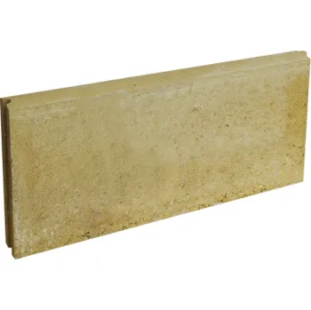 Zahradní obrubník FEROBET Obrubník ZÁHONOVÝ kulatý se zámkem 500x50x250 mm pískový