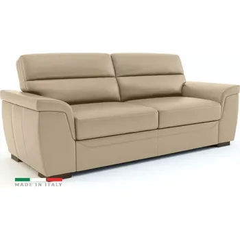 Pohovka Kožená pohovka ROSSO II 3P, cappuccino (cappuccino 313)